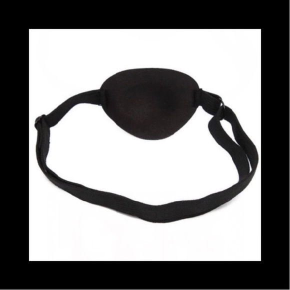 Rose Gold Crystal Padded Custom Eye Patch Adjustable Daily Use New - Picture 3 of 4